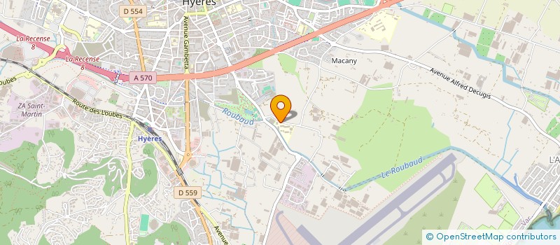 localisation de l'entreprise COLLEGE GUSTAVE ROUX à HYERES