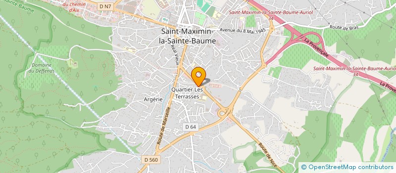 localisation de l'entreprise COLLEGE H MATISSE à SAINT-MAXIMIN-LA-SAINTE-BAUME