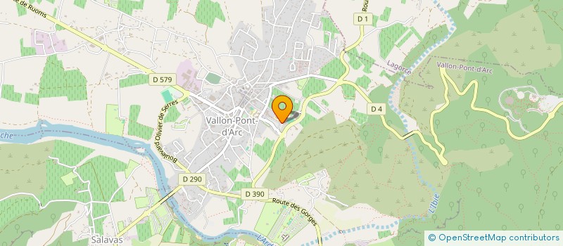 localisation de l'entreprise COLLEGE HENRI AGERON  VALLON-PONT-D'ARC