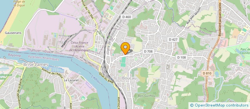 localisation de l'entreprise COLLEGE HENRI BARBUSSE à BOUCAU