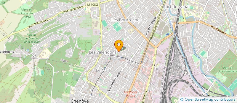 localisation de l'entreprise COLLEGE HENRI DUNANT à DIJON