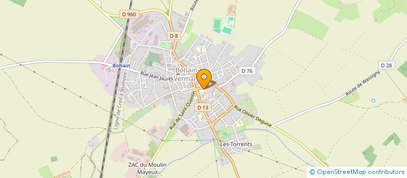 localisation de l'entreprise COLLEGE HENRI MATISSE à BOHAIN-EN-VERMANDOIS
