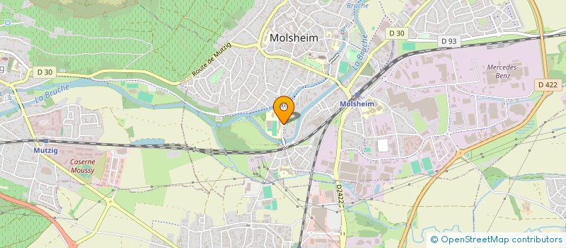 localisation de l'entreprise COLLEGE HENRI MECK  MOLSHEIM