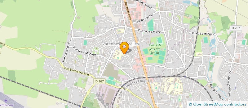 localisation de l'entreprise COLLEGE HENRI WALLON à VARENNES-VAUZELLES