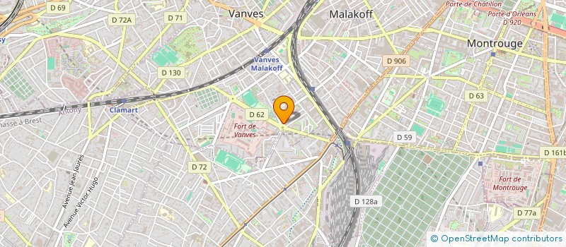 localisation de l'entreprise COLLEGE HENRI WALLON à MALAKOFF