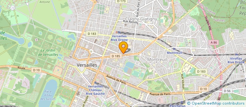 localisation de l'entreprise COLLEGE HOCHE à VERSAILLES