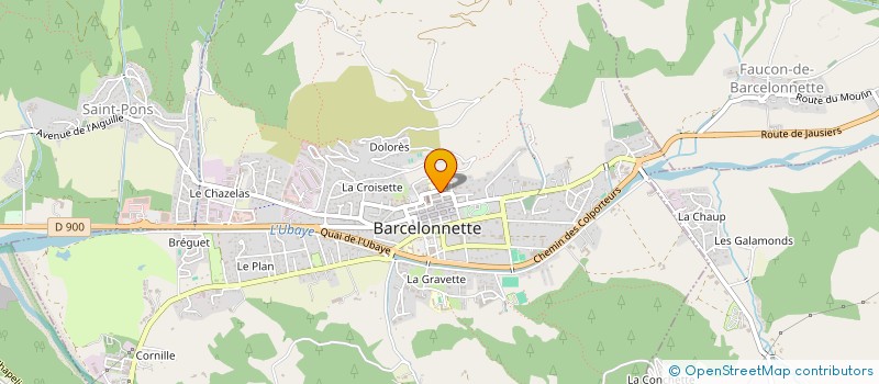 localisation de l'entreprise COLLEGE HONNORAT ANDRE à BARCELONNETTE