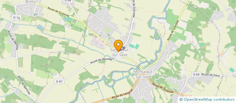 localisation de l'entreprise COLLEGE HORIZON BILINGUE  SAINT-PAUL-SUR-SAVE