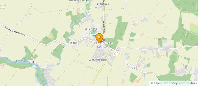 localisation de l'entreprise COLLEGE IMPROBABLE DES PECHEURS AMATEURS DE HUISSEAU SUR MAUVES à HUISSEAU-SUR-MAUVES