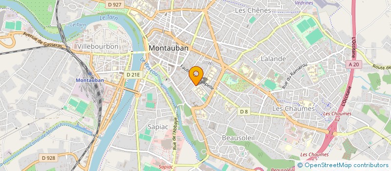 localisation de l'entreprise COLLEGE INGRES  MONTAUBAN