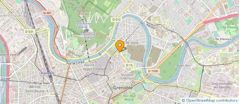 localisation de l'entreprise COLLEGE INTER ALPIN DES MEDECINS ENSEIGNANTS à GRENOBLE