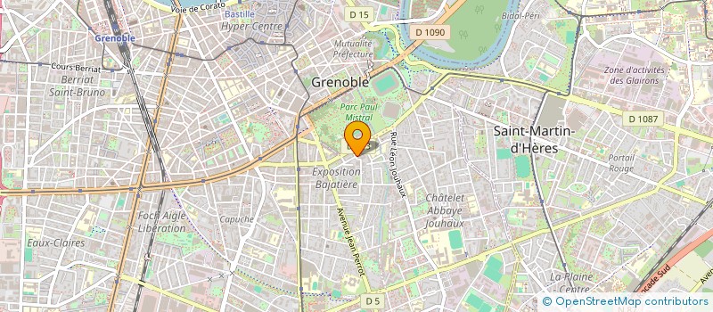 localisation de l'entreprise COLLEGE INTERNAT RECHERC ACTION DEVELOPP à GRENOBLE