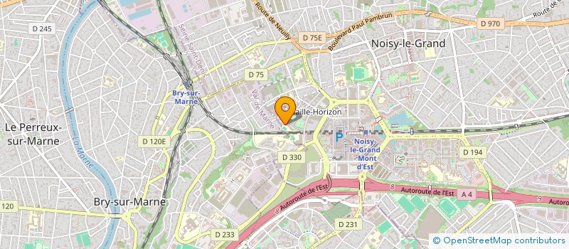 localisation de l'entreprise COLLEGE INTERNATIONAL  NOISY-LE-GRAND