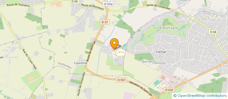 localisation de l'entreprise COLLEGE IRENE JOLIOT-CURIE  FONTENILLES