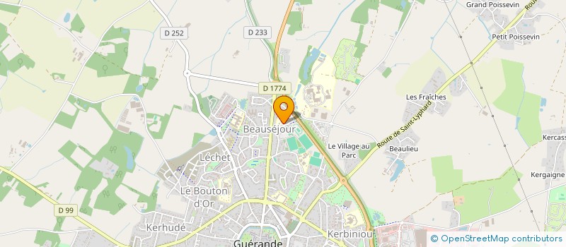 localisation de l'entreprise COLLEGE JACQUES BREL  GUERANDE