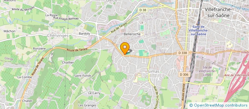 localisation de l'entreprise COLLEGE JACQUES CHIRAC  LIMAS