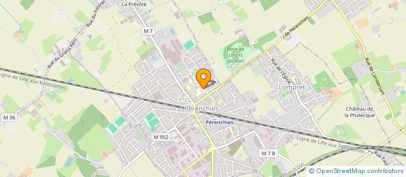 localisation de l'entreprise COLLEGE JACQUES MONOD  PERENCHIES