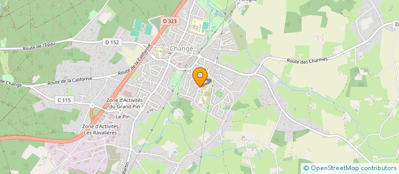 localisation de l'entreprise COLLEGE JACQUES PELETIER  CHANGE