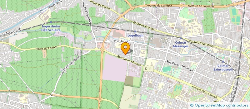 localisation de l'entreprise COLLEGE JACQUES PREVERT  WINTZENHEIM