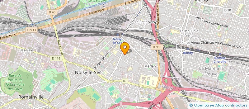 localisation de l'entreprise COLLEGE JACQUES PREVERT à NOISY-LE-SEC