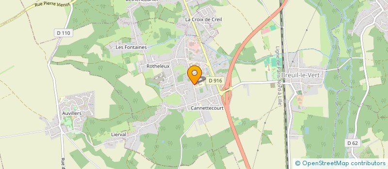 localisation de l'entreprise COLLEGE JACQUES YVES COUSTEAU  BREUIL-LE-VERT