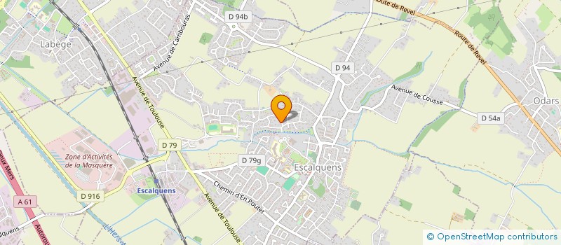 localisation de l'entreprise COLLEGE JANE DIEULAFOY  ESCALQUENS