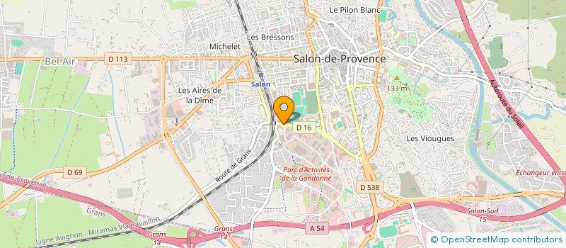 localisation de l'entreprise COLLEGE JEAN BERNARD  SALON-DE-PROVENCE