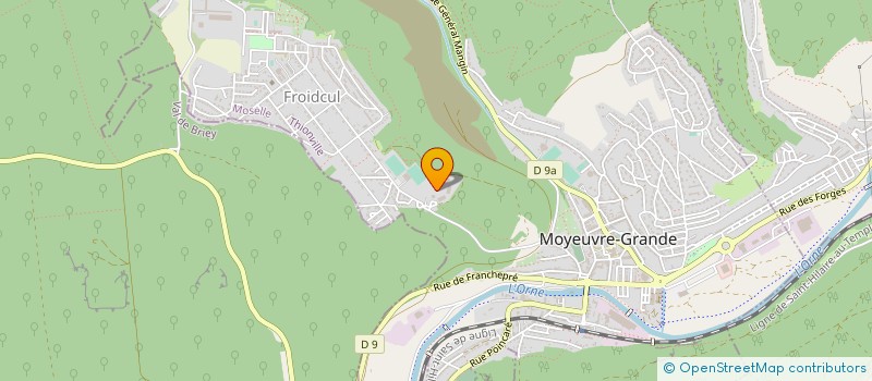 localisation de l'entreprise COLLEGE JEAN BURGER  MOYEUVRE-GRANDE