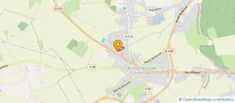 localisation de l'entreprise COLLEGE JEAN DE LA FONTAINE  GRAND BOURGTHEROULDE