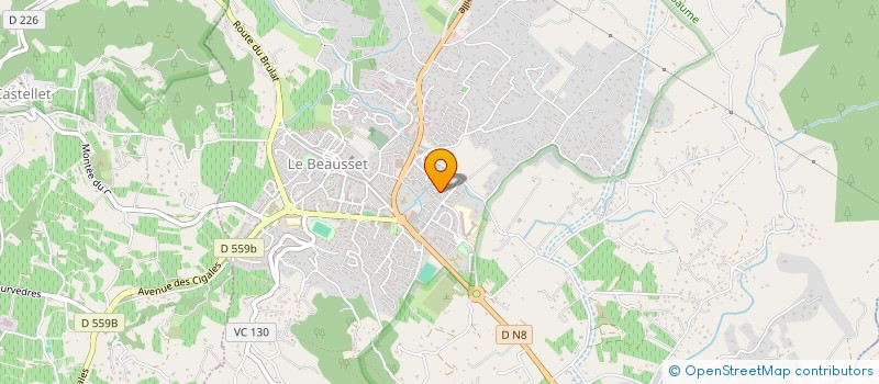 localisation de l'entreprise COLLEGE JEAN GIONO  LE BEAUSSET