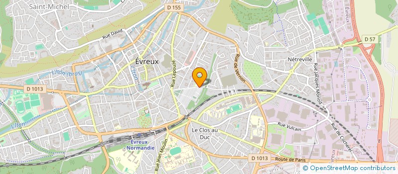 localisation de l'entreprise COLLEGE JEAN JAURES à EVREUX