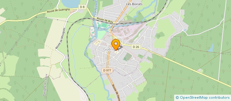 localisation de l'entreprise COLLEGE JEAN JAURES à GUERIGNY