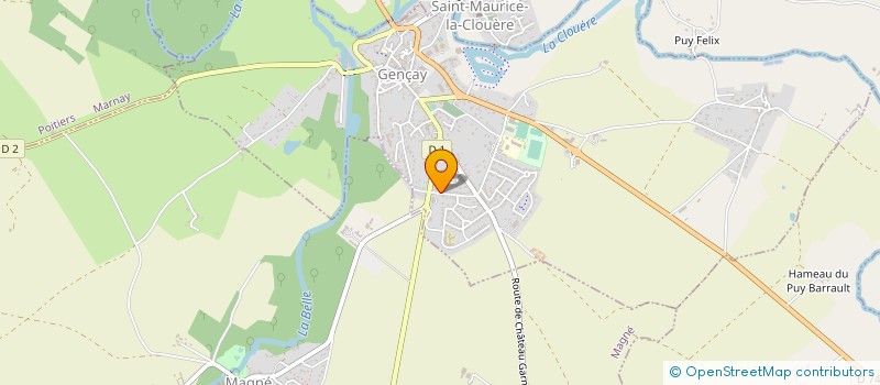 localisation de l'entreprise COLLEGE JEAN JAURES  GENCAY