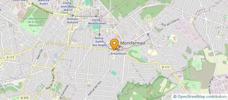 localisation de l'entreprise COLLEGE JEAN JAURES à MONTFERMEIL