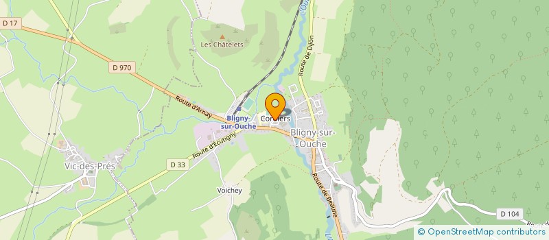 localisation de l'entreprise COLLEGE JEAN LACAILLE  BLIGNY-SUR-OUCHE