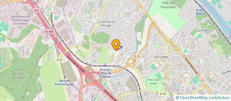 localisation de l'entreprise COLLEGE JEAN LURCAT  RIS-ORANGIS