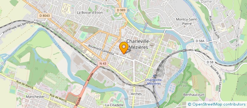 localisation de l'entreprise COLLEGE JEAN MACE  CHARLEVILLE-MEZIERES