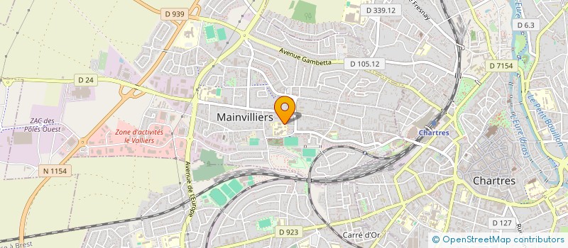 localisation de l'entreprise COLLEGE JEAN MACE à MAINVILLIERS