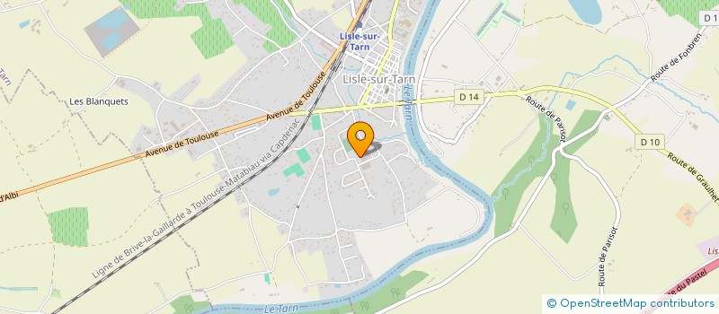 localisation de l'entreprise COLLEGE JEAN-MARIE GUSTAVE LE CLEZIO à LISLE-SUR-TARN