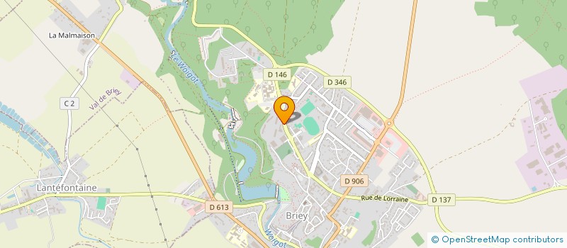 localisation de l'entreprise COLLEGE JEAN MAUMUS  VAL DE BRIEY