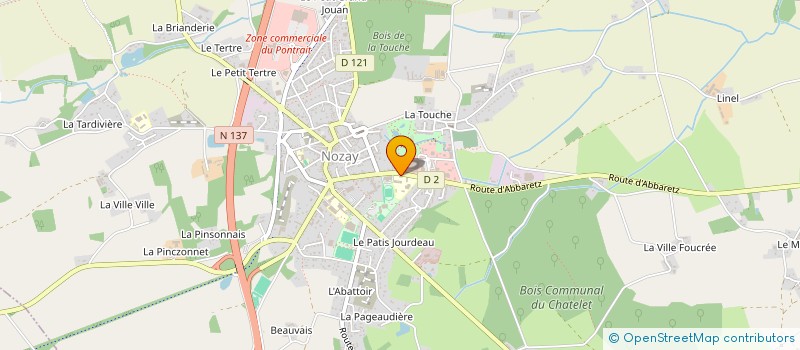 localisation de l'entreprise COLLEGE JEAN MERMOZ  NOZAY