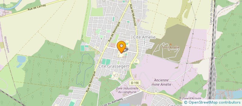 localisation de l'entreprise COLLEGE JEAN MERMOZ à WITTELSHEIM