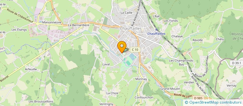localisation de l'entreprise COLLEGE JEAN MERMOZ à CHAUFFAILLES
