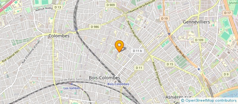 localisation de l'entreprise COLLEGE JEAN MERMOZ à BOIS-COLOMBES