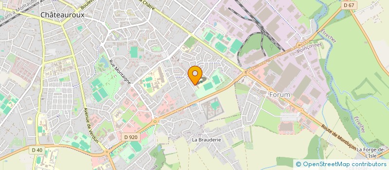 localisation de l'entreprise COLLEGE JEAN MONNET à CHATEAUROUX