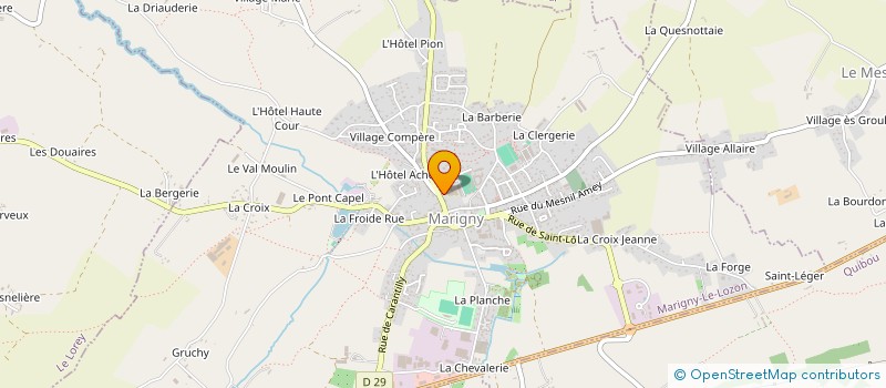 localisation de l'entreprise COLLEGE JEAN MONNET  MARIGNY-LE-LOZON