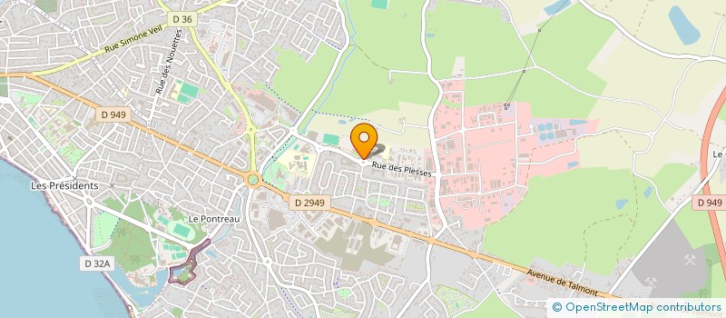 localisation de l'entreprise COLLEGE JEAN MONNET à LES SABLES D'OLONNE