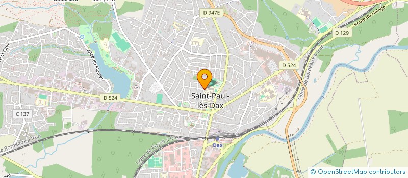 localisation de l'entreprise COLLEGE JEAN MOULIN à SAINT-PAUL-LES-DAX