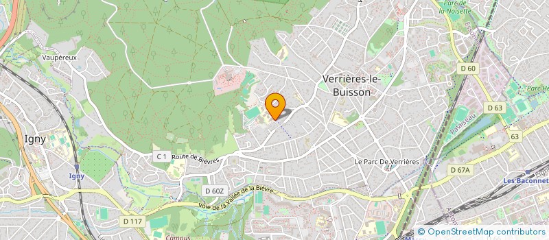 localisation de l'entreprise COLLEGE JEAN MOULIN à VERRIERES-LE-BUISSON
