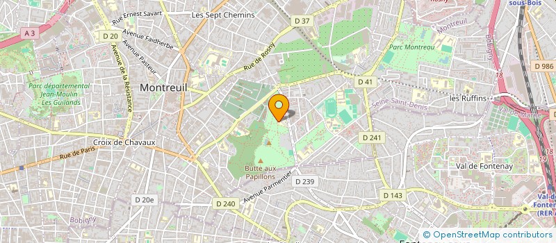 localisation de l'entreprise COLLEGE JEAN MOULIN à MONTREUIL